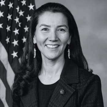Official congressional portrait of Mary Peltola, an Alaska Senate candidate