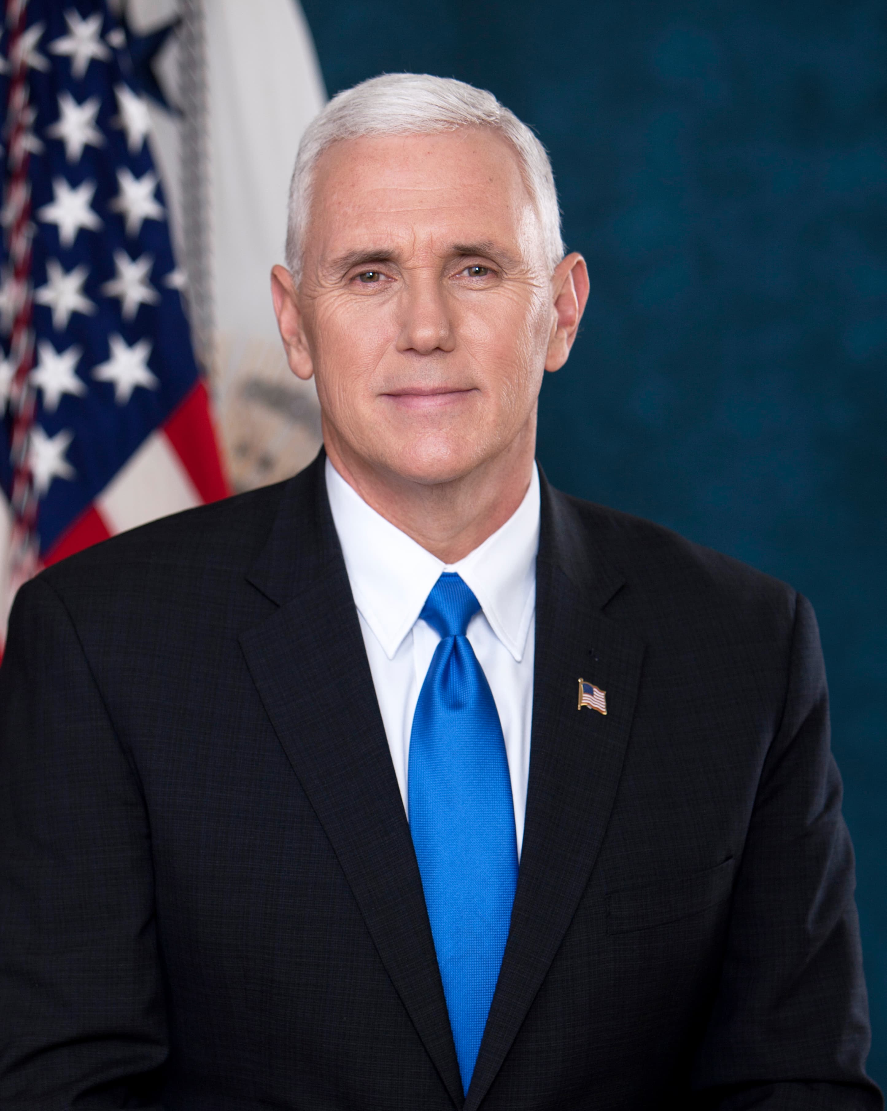 Official portrait of Mike Pence as vice president