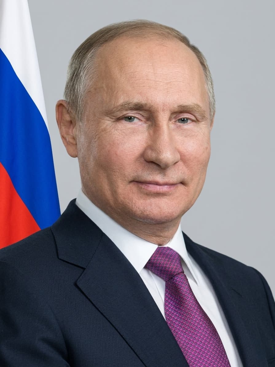 Portrait of Russian President Vladimir Putin