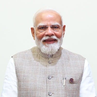 Official portrait of Narendra Modi in 2026