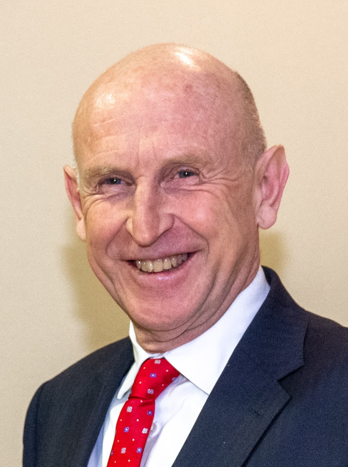 John Healey at Ramstein Air Base, Germany, January 8, 2025