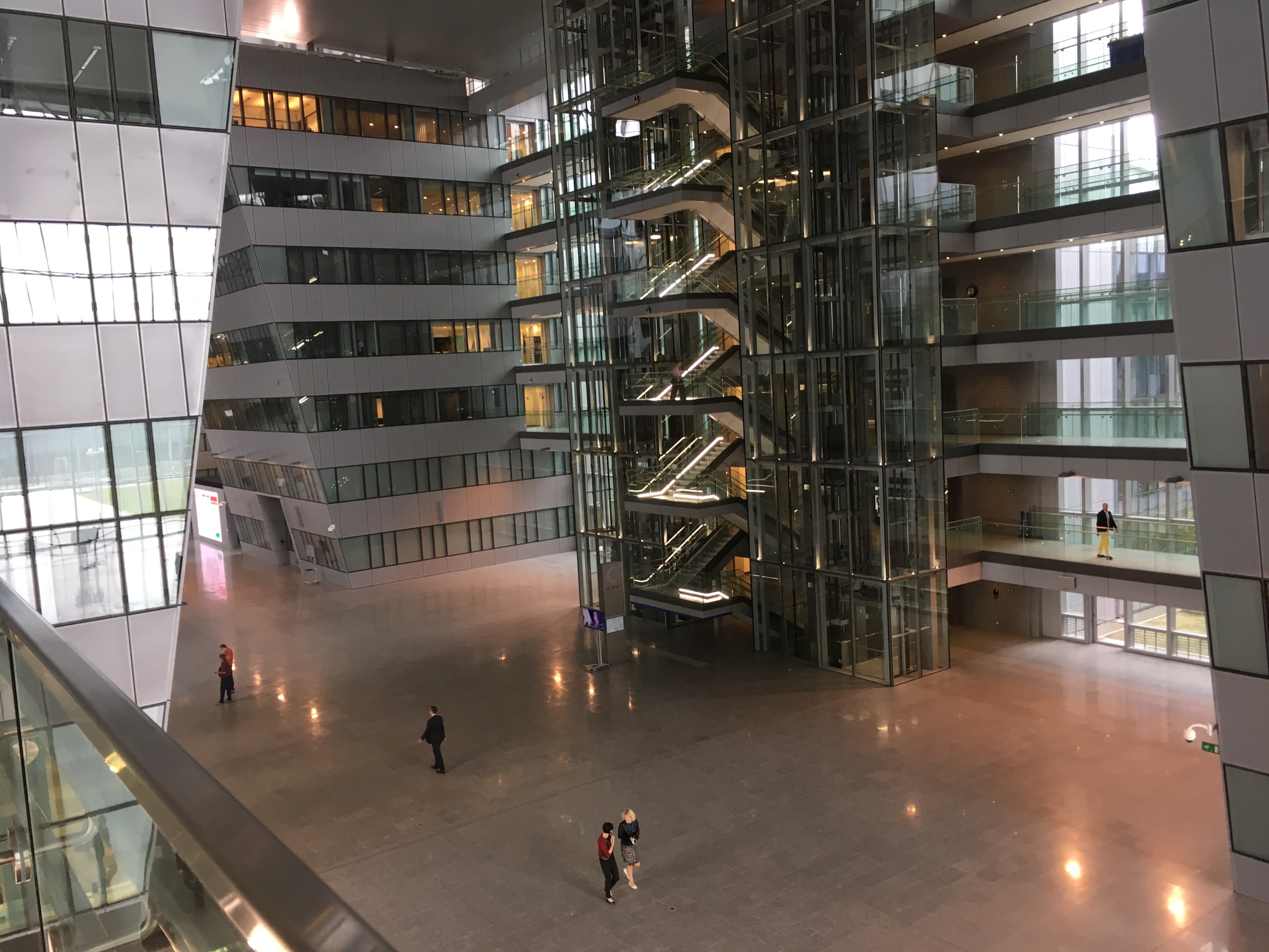 Exterior of the new NATO headquarters complex in Brussels