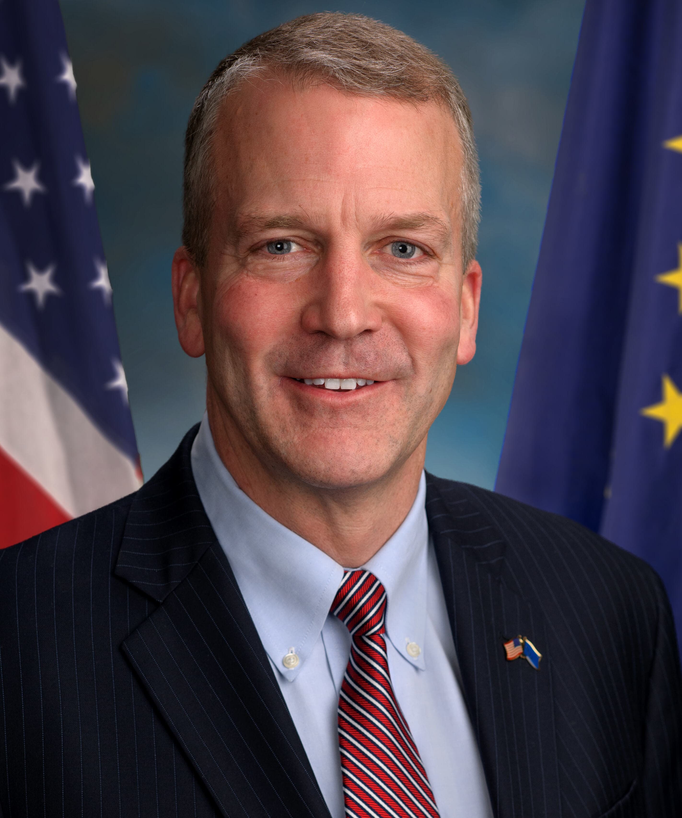 Official United States Senate portrait of Alaska Senator Dan Sullivan
