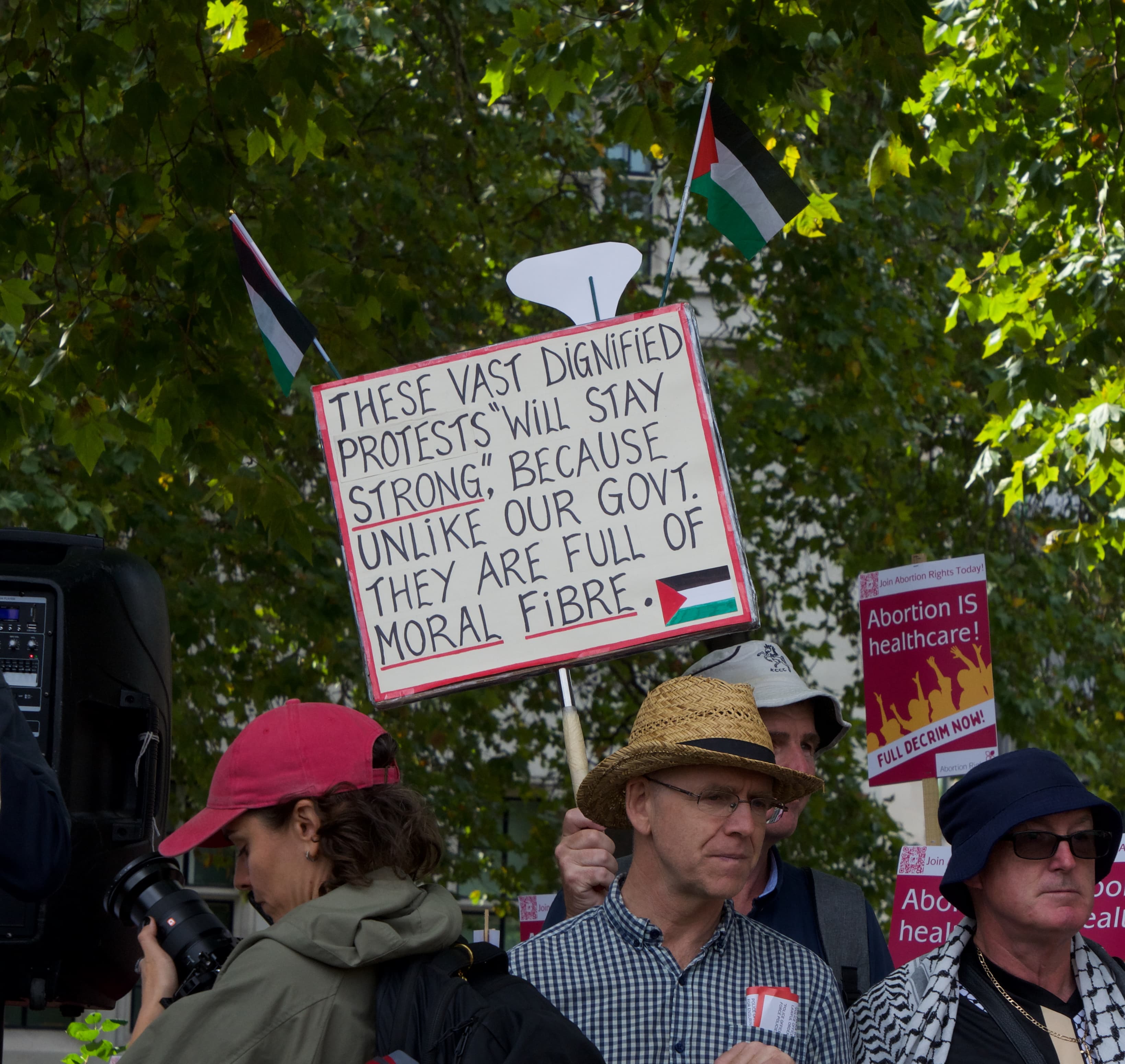 Palestine Action protest in London, September 2025