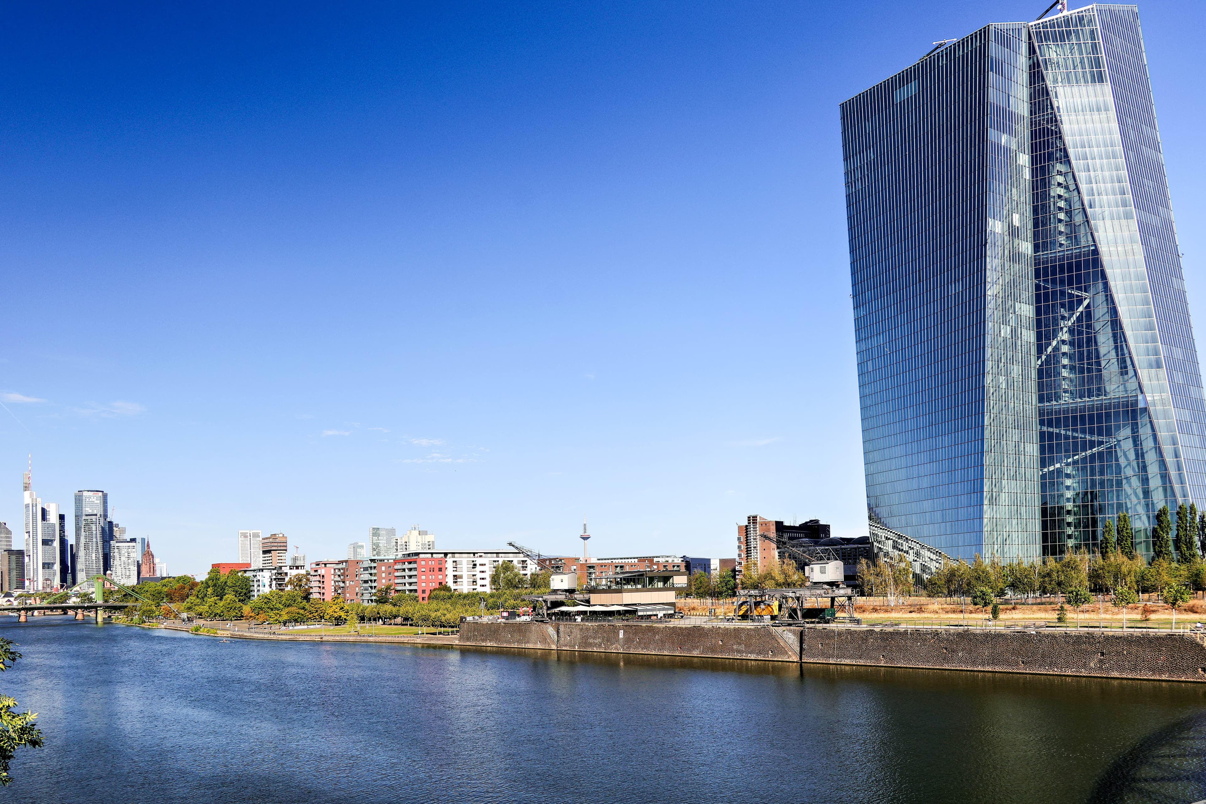 European Central Bank headquarters in Frankfurt am Main